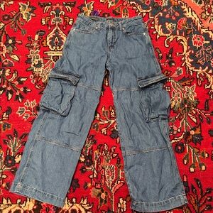 Blue Cargo Jeans wild fable